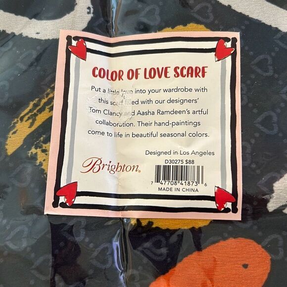 Brighton All You Need Is Love Scarf - Picture 3 of 6